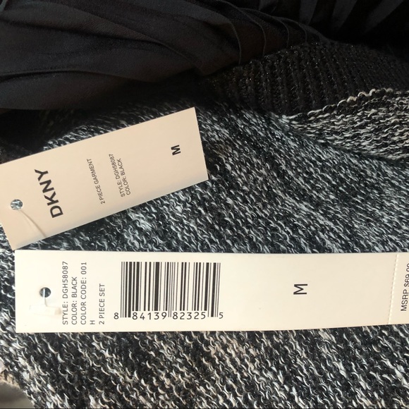 DKNY Pleated Knit Dress - Picture 9 of 9